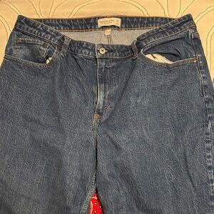 Abercrombie & Fitch Blue 90’s Relaxed Straight-Leg Denim Jeans